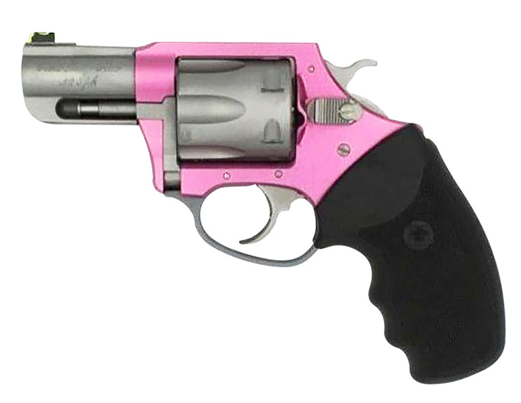 Charter Arms 53630 II Pink Lady II 38 Special 6rd 2.20" Matte Stainless Steel Barrel & Cylinder, Pink Aluminum Frame, Black Finger Grooved Rubber Grip, Exposed Hammer Charter Arms 53630 II Pink Lady II 38 Special 6rd 2.20" Matte Stainless Steel Barrel & Cylinder, Pink Aluminum Frame, Black Finger Grooved Rubber Grip, Exposed Hammer
