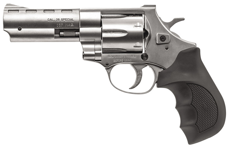 Weihrauch Guns EAA 770128 Windicator Medium Frame .357 Magnum Revolver with Nickel Finish and 4-Inch Barrel Weihrauch Guns EAA 770128 Windicator Medium Frame .357 Magnum Revolver with Nickel Finish and 4-Inch Barrel