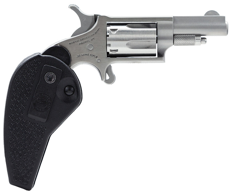 NAA 22LLRHG Mini-Revolver in 22 LR with 1.63-inch Barrel and Black Synthetic Holster Grip NAA 22LLRHG Mini-Revolver in 22 LR with 1.63-inch Barrel and Black Synthetic Holster Grip