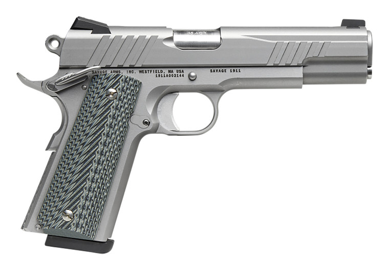 Savage Arms 67202 1911 Government .45 ACP 5-Inch Stainless Steel Semi-Auto Pistol