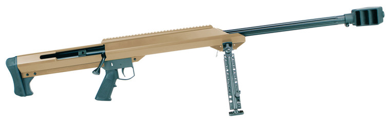 Barrett Model 14032 M99 in 50 BMG with Fixed Sorbothane Stock and 29-Inch Fluted Barrel