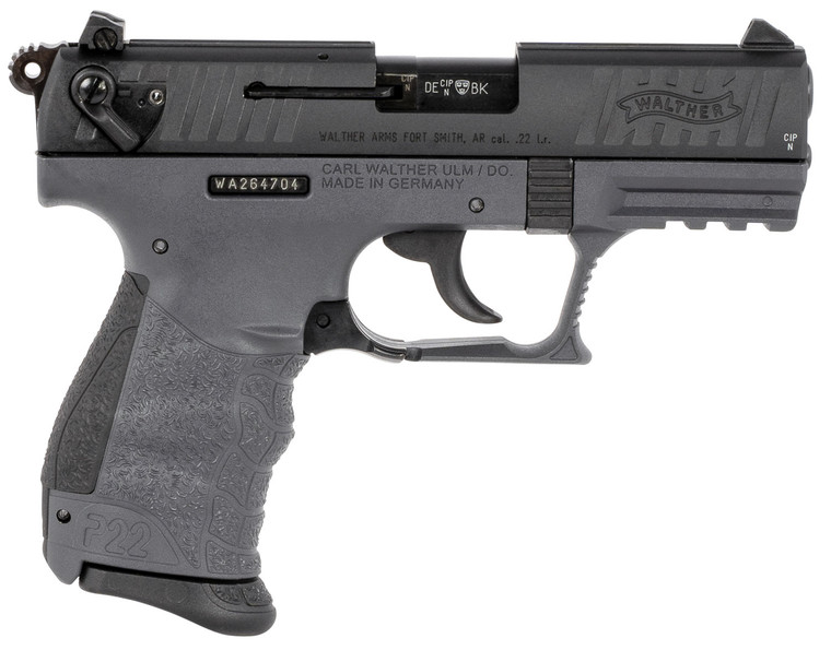 Walther Arms P22 Q .22 LR with Threaded Barrel and Tungsten Gray Frame – Model 5120765