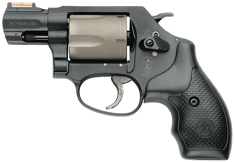 Smith & Wesson Model 360 Personal Defense Revolver - 357 Mag / 38 Special +P, 1.88-Inch Barrel, Black Stainless Steel, Titanium Cylinder