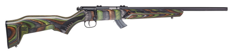 Savage Arms Mark II Minimalist Full Size .22 LR Bolt-Action Rifle with Green Boyd's Laminate Stock, 18-Inch Threaded Barrel