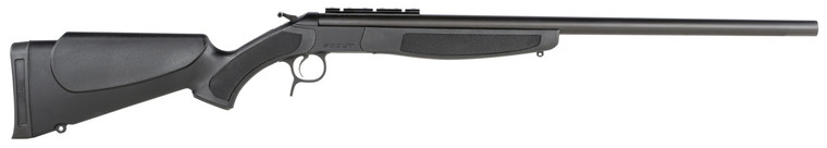 CVA CR4830 Scout 450 Bushmaster Single Shot Rifle with 25-inch Matte Blued Barrel and Fixed Synthetic Stock