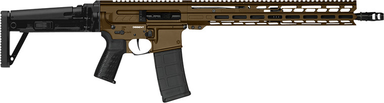 CMMG Dissent MK4 5.56 NATO Rifle with Side Folding Stock and 16.1-inch Barrel