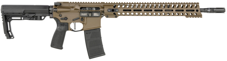 Patriot Ordnance Factory POF 01752 Minuteman Semi-Auto Rifle with 16.5-inch Match Grade Barrel, Black Nitride Finish, and M-Lok Handguard