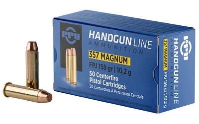 Prvi Partizan PPU .357 Magnum 158 Grain JHP Ammunition (50 Rounds / 500 Rounds)