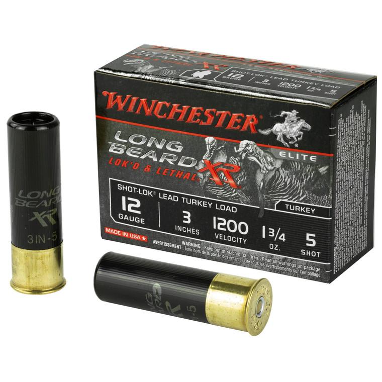 Winchester Ammunition Win LB XR Turkey 12 Gauge 3-inch #5 Shot, 1.75 Ounce, 10 Rounds