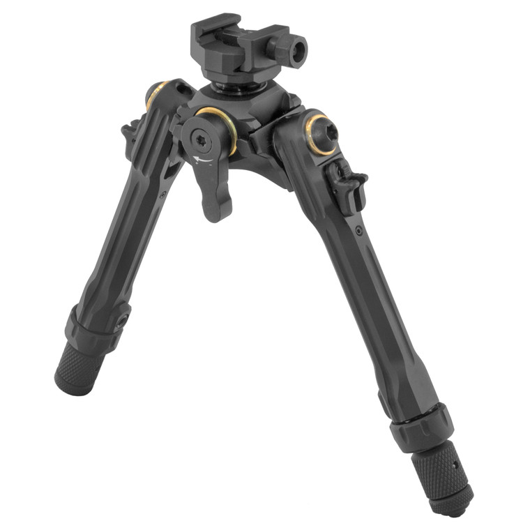 Leapers, Inc. - UTG TBNR 7-9 Inch Picatinny Bipod with Folding Legs and Adjustable Tension