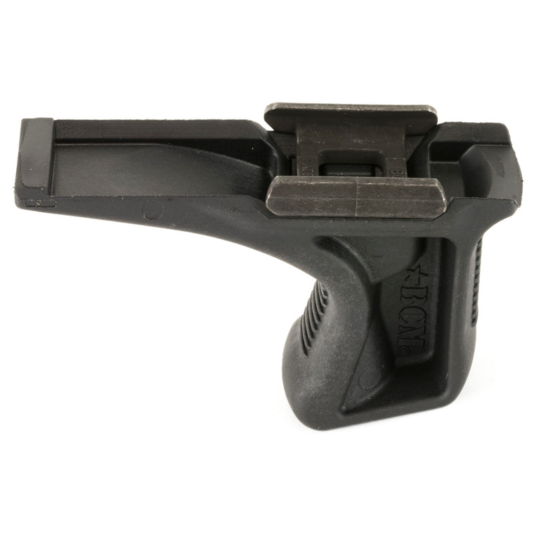 Bravo Company BCM Gunfighter Kinesthetic Angled Grip with Picatinny Rail Mount – Black (Part #BCM-KAG-1913-BLK)