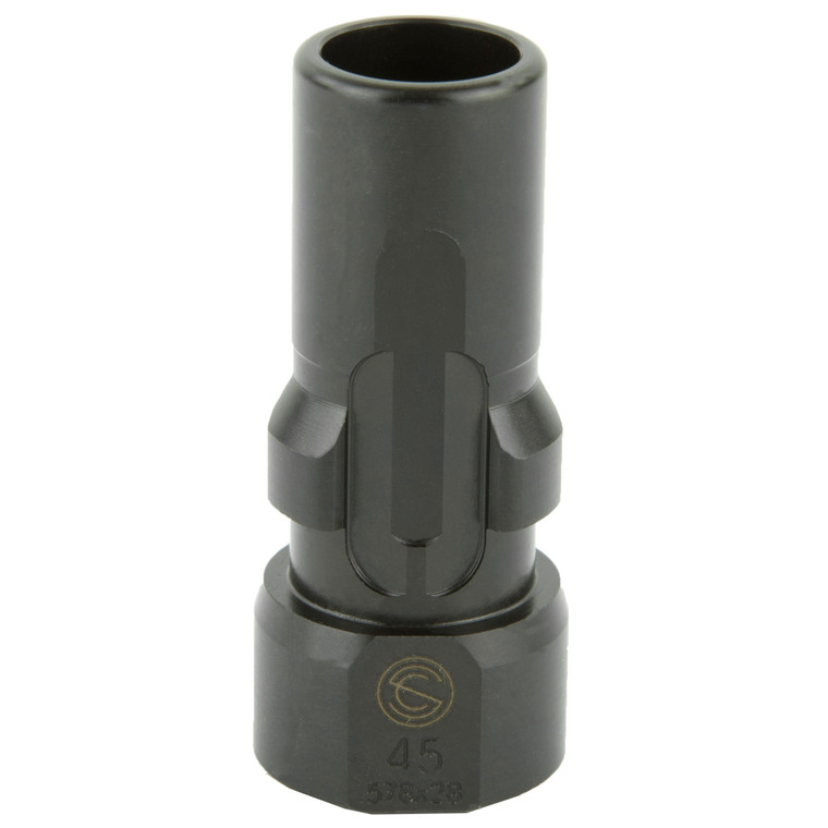 SilencerCo 3-Lug Muzzle Device for 45 ACP - Black | Part AC2605