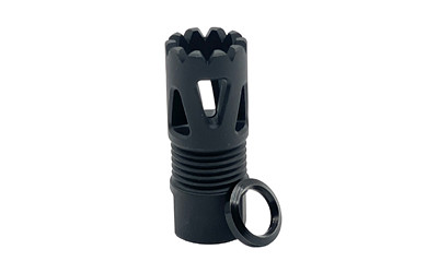 LBE Unlimited ARFH-TP556 Tri-Port Flash Hider for AR-15, 1/2x28 Thread, Black