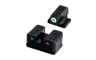 TRUGLO Tritium Pro FN FNX40 Night Sights – Green Tritium with White Day Dots