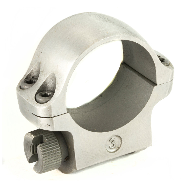 Ruger RUGER 90281 Low Scope Ring with Stainless Finish for 1-Inch Tubes and 32mm Objectives