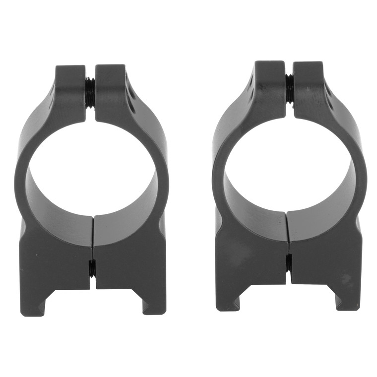 Warne Maxima 1 Medium Matte Fixed Ring Set for Weaver Cross Slot Bases