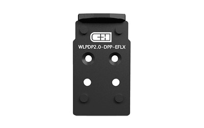 C&H Precision WLPDP2.0DPPEFLX Mount Plate for CNC Machining - Black