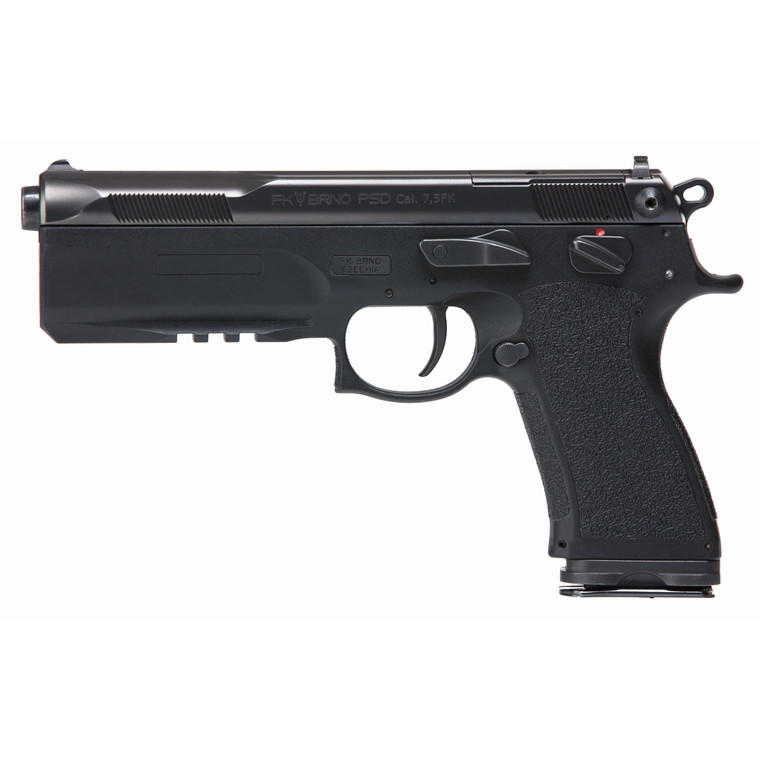FK BRNO PSDFS-75 7.5 FK Semi-Automatic Pistol with 5.3-Inch Barrel in Black