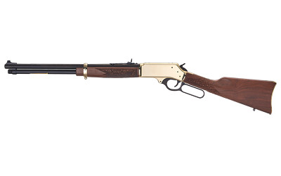 Henry Repeating Arms H024-360BH Lever Action Rifle with Brass Finish and Walnut Stock