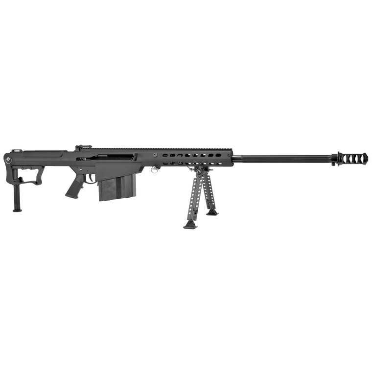 Barrett M107A1 50 BMG Semi-Automatic Rifle with 29-Inch Barrel and Suppressor Compatibility