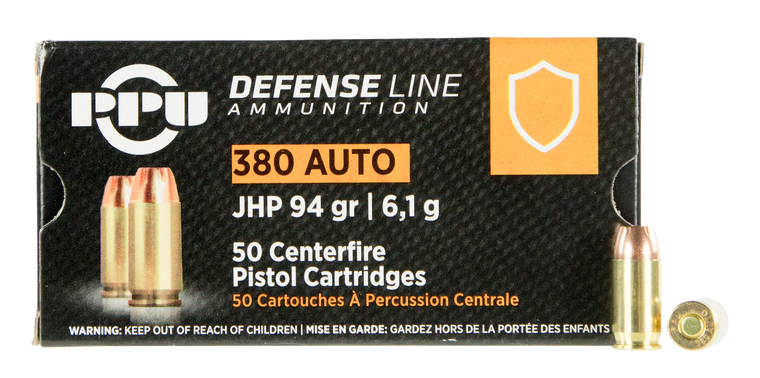 Ppu Defense, Ppu Ppd380a         380      94 Jhp          50/20