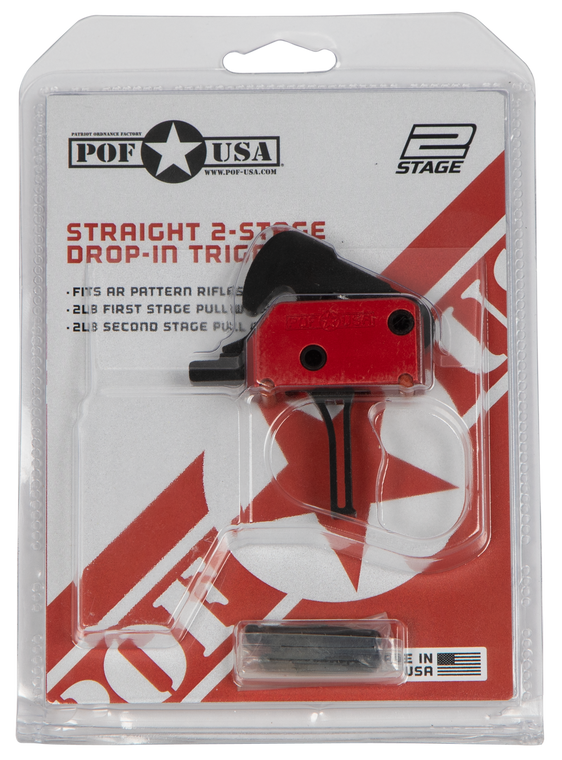 Patriot Ordnance Factory Drop-in, Pof 01510 Trigger Two Stage Straight Kns Pins