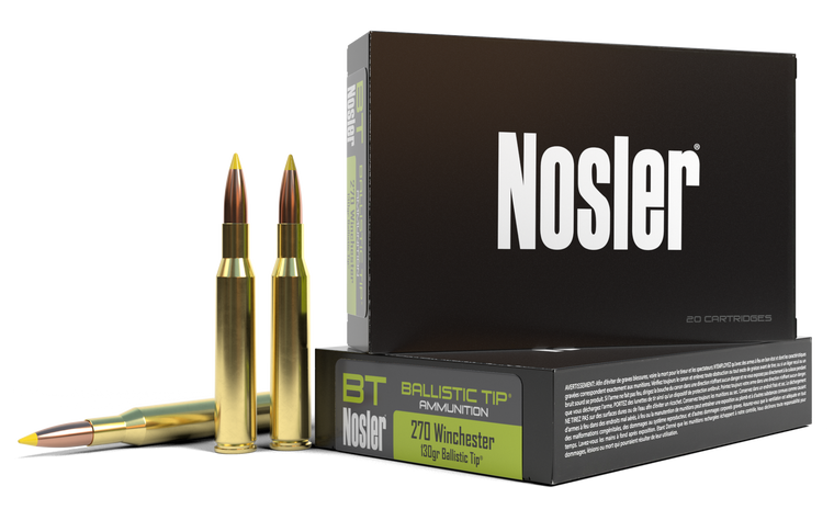 Nosler Ballistic Tip, Nos 40062 Blstc  270      130 Bt             20/10