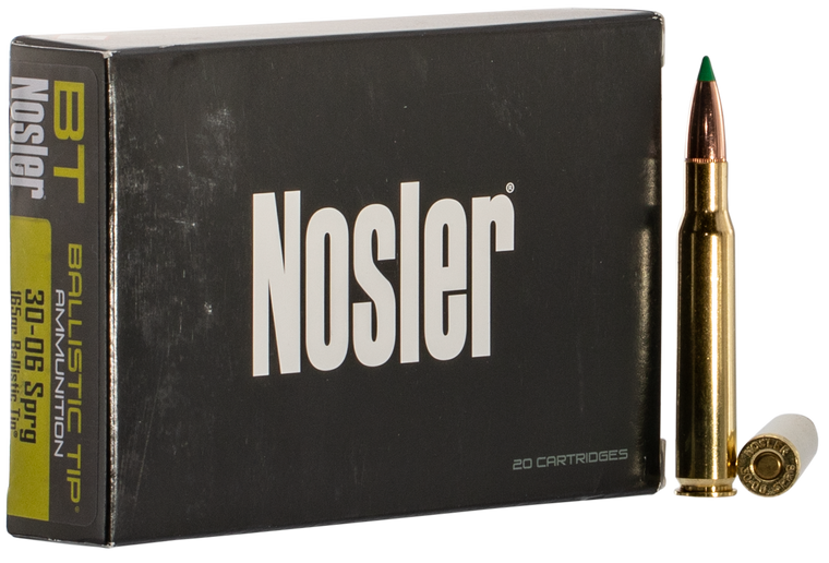 Nosler Ballistic Tip, Nos 40043 Blstc  30-06   165 Bt              20/10