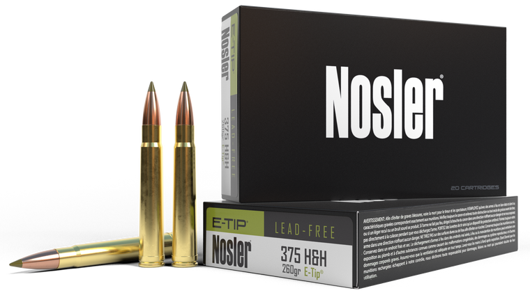 Nosler E-tip, Nos 40395 E-tip  375 H&h  260 Etip           20/10