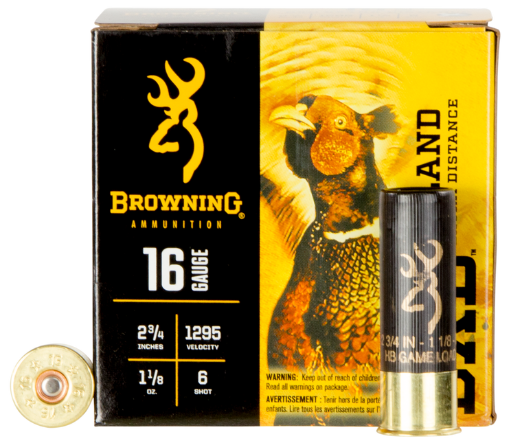 Browning Ammo Bxd, Brna B193511626 Upland  16ga    6sht    11/8 25/10