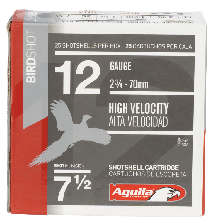 Aguila Birdshot, Aguila 1chb1207 Hv   12ga 2.75    7sht  11/4 25/10