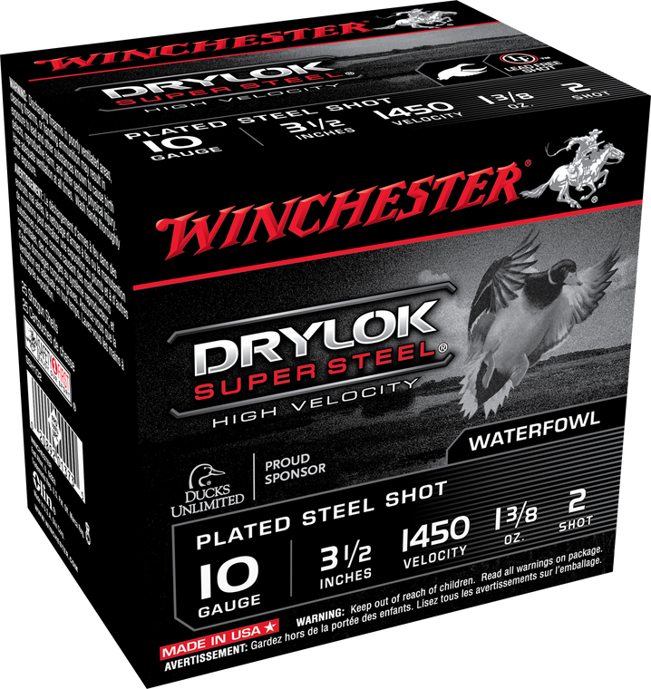 Winchester Ammo Drylok Super Steel, Win Ssh102   Supreme Hv  10 3.5  2 Stl  13/8 25/10