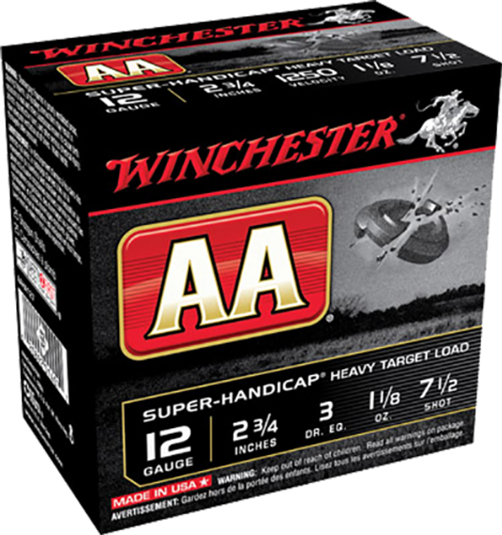 Winchester Ammo Aa, Win Aaha127   Aa Sup  Hnd  12 2.75 7sht 11/8 25/10