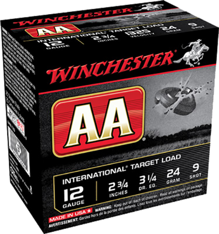 Winchester Ammo Aa, Win Aanl129   Aa Int      12 2.75 9sh  24gm  25/10