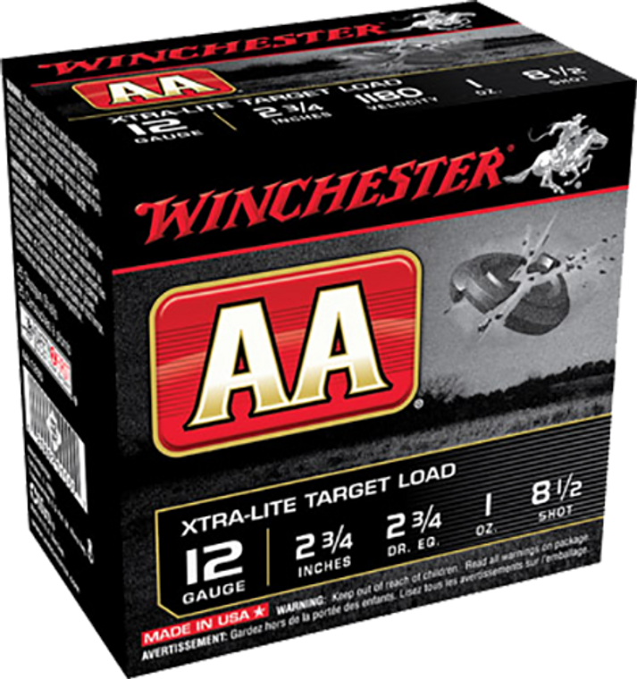 Winchester Ammo Aa, Win Aal1285   Aa X-lite   12 2.75 8.5sh 1oz  25/10