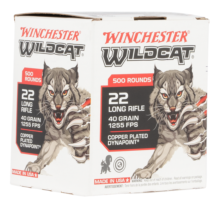 Winchester Ammo Wildcat, Win Ww22lrb         22lr Dynapnt      *bulk*500/10