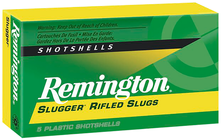 Remington Ammunition Slugger, Rem 20302 S12srs Sluggr Hnt 12 2.75 Slug  1oz 5/50