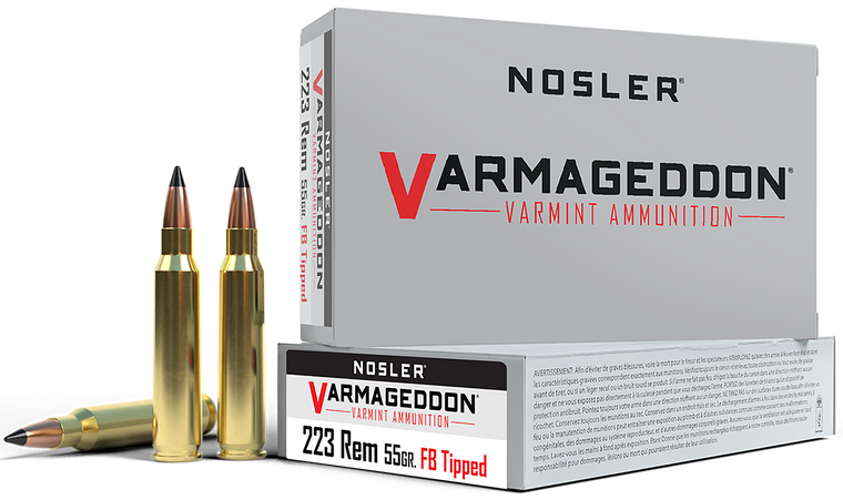 Nosler Varmageddon, Nos 65145        223      55 Fbt             20/20