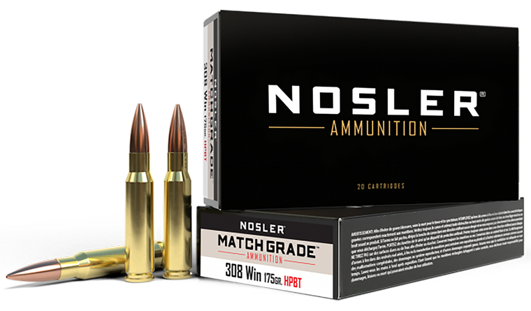 Nosler Match Grade, Nos 60072 Cc 308 Match    175 Hp             20/10