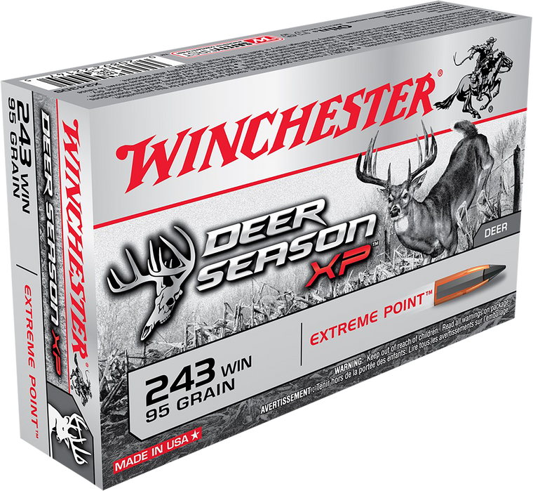 Winchester Ammo Deer Season, Win X243ds          243      95 Ep Deer      20/10