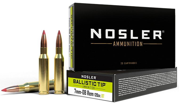 Nosler Ballistic Tip, Nos 40060 Trophy 7mm08    120 Bt             20/10