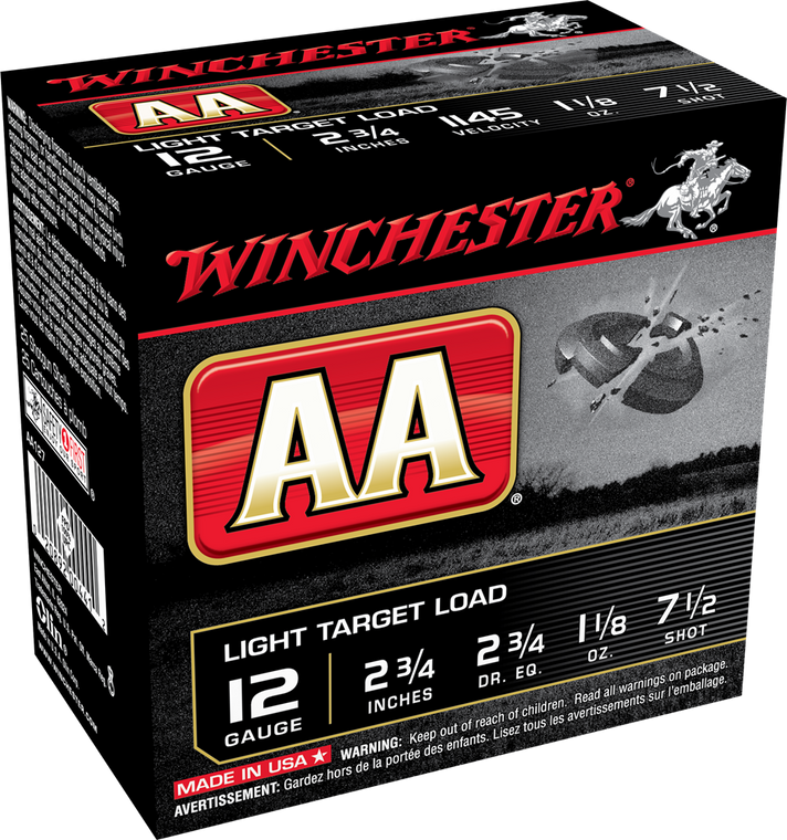 Winchester Ammo Aa, Win Aa127     Aa Light     12 2.75 7sht 11/8 25/10