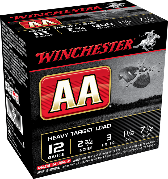 Winchester Ammo Aa, Win Aam127    Aa Heavy     12 2.75 7sht 11/8 25/10