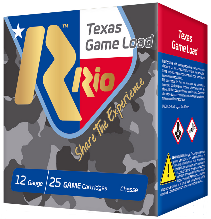 Rio Ammunition Top Game, Rio Tg368tx   Txgame Load 12 2.75 8sht  11/4 25/10