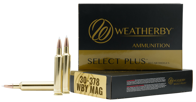 Weatherby Select Plus, Wthby H303220eldx  30-378  220 Eld-x         20/10