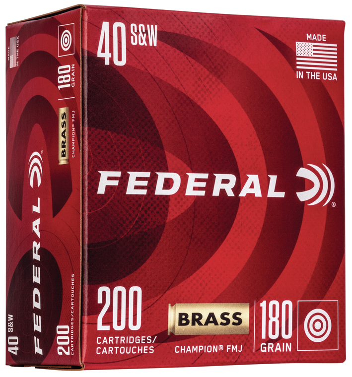 Federal Champion, Fed Wm52232      40 Brass  180 Fmj           200/5