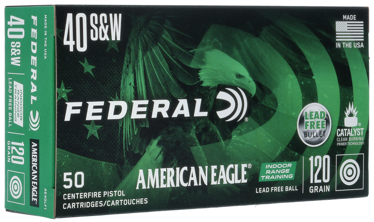 Federal American Eagle, Fed Ae40lf1        40       120 Ldfr Rng     50/10