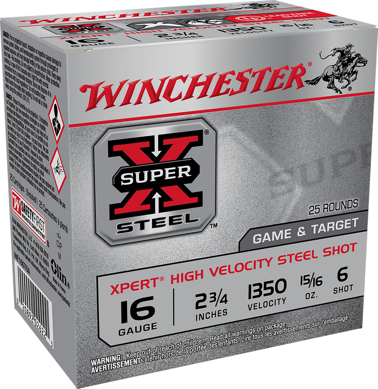 Winchester Ammo Super X, Win We16gt6a  Xpert Stl 16      6sht   15/16 25/10