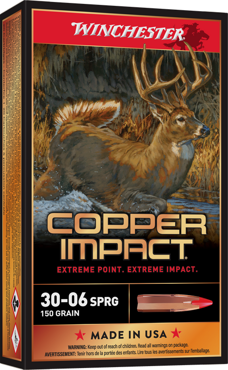 Winchester Ammo Copper Impact, Win X3006clf        Copper Impact 150 Lf     20/10