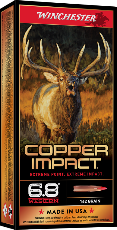 Winchester Ammo Copper Impact, Win X68wclf         Copper Impact 162 Lf     20/10